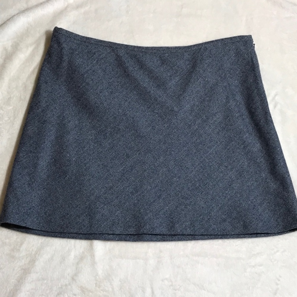 Old Navy Wool Herringbone Skirt